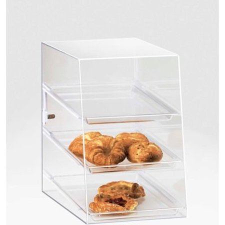 CAL MIL PLASTICS Cal-Mil Classic Display Case with 3 Trays 11-1/2"W x 17"D x 17"H 260